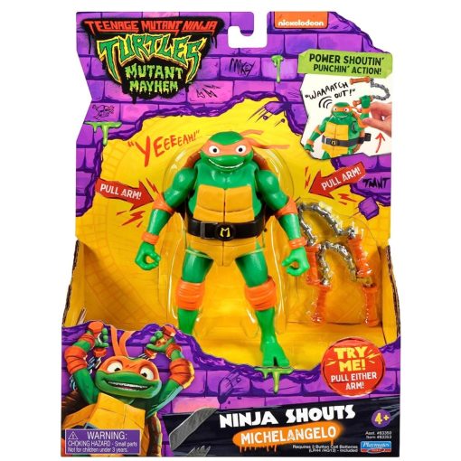Teenage Mutant Ninja Turtles Ninja Shouts Michelangello - 14 cm