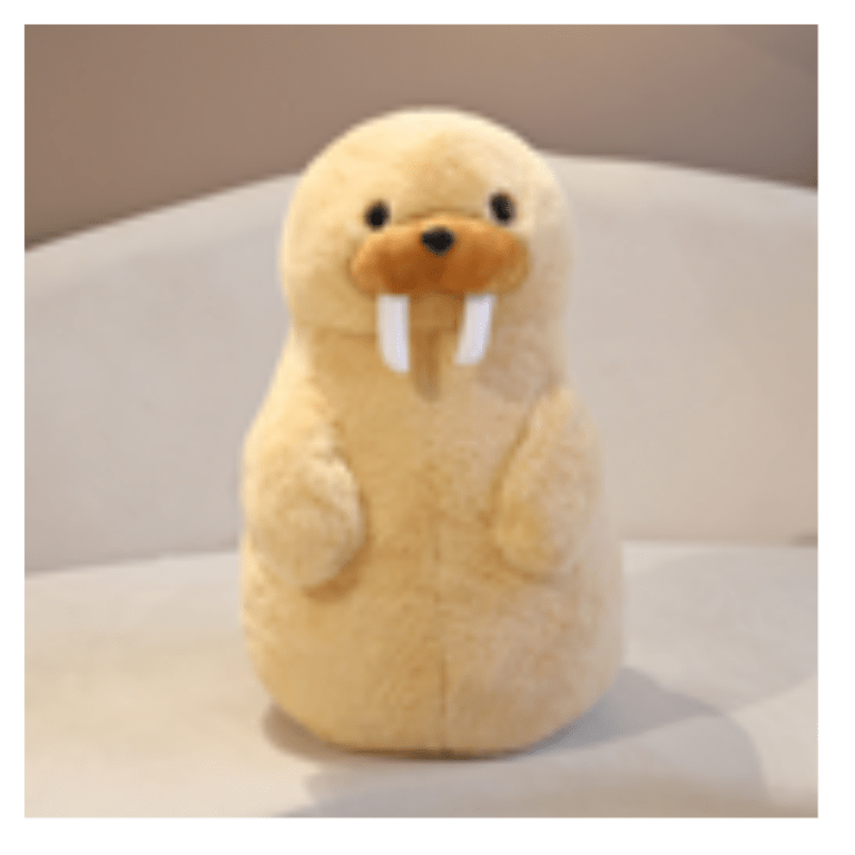 Walrus Plush Toy, 20" Stuffed Animal Small Plushie Doll