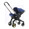 Stroller - Foldable Stroller/Car Seat with Natural Rubber Wheels