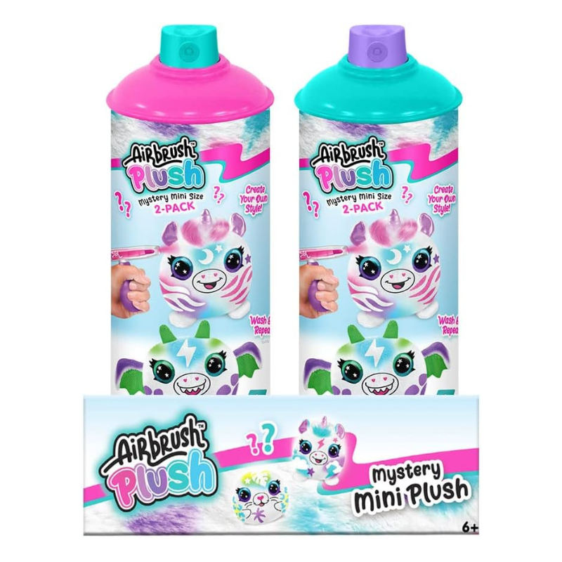Airbrush Plush Mini Mystery 2 Pack! Which 2 plush