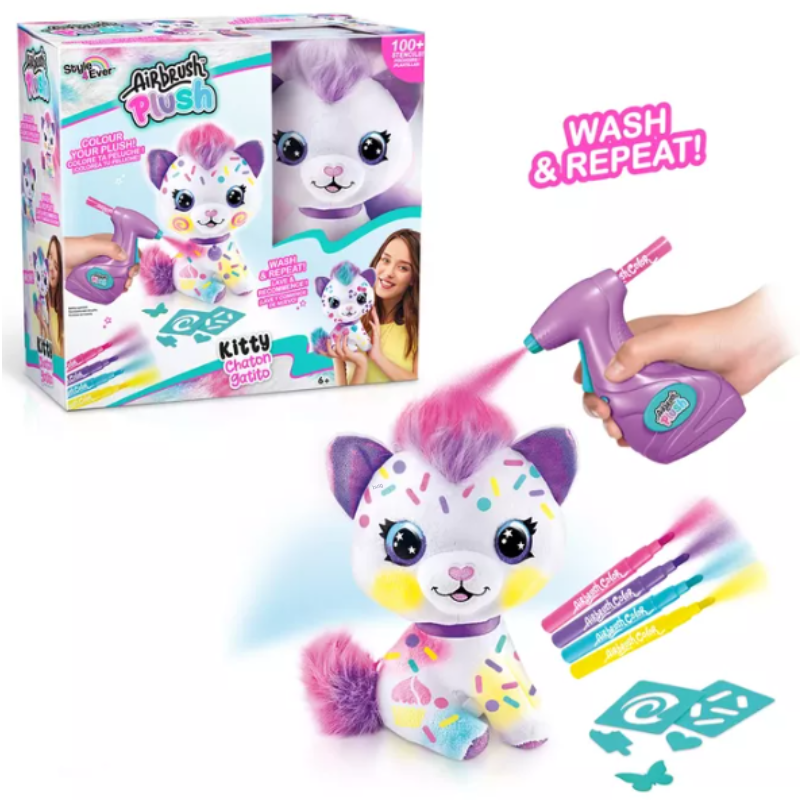 Airbrush Plush - Kitty - Toys 4You Store