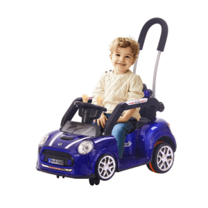 Kids Ride On – Pushing Car 6V Swing With Handle Purple And - Blue