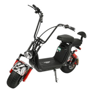 Megawheels - Stylish 60V Groovy Scooter - White/Black