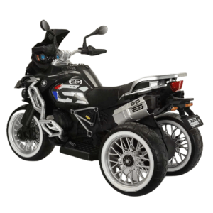 Motorcycle Three Wheel Ride-on Motorbike - Black (12V)