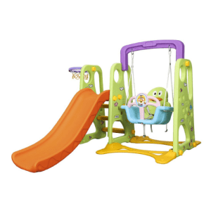 Little Angel - Kids Toys Slide And Swing - GREEN