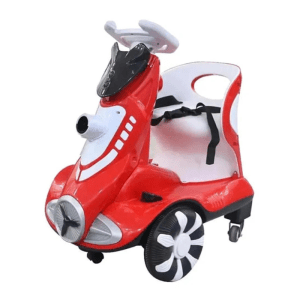 PIKKABOO Toddler Scooter - Red & Green Lights & Bubbles - Red