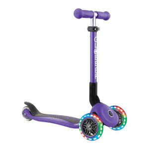 Globber - Junior Foldable Lights Scooter - Violet