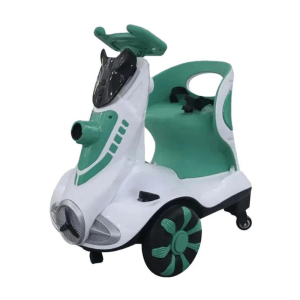 Pikkaboo - Toddler Four-Wheel Lights & Bubbles Electric Scooter