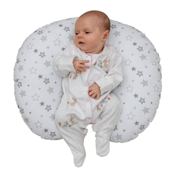 Kinder Valley - Donut Baby Pillow - Silver Star