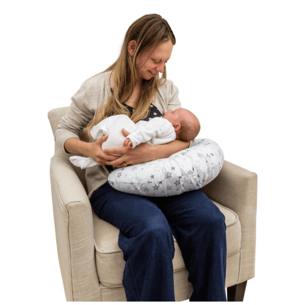 Kinder Valley - Donut Baby Pillow - Silver Star - Image 4