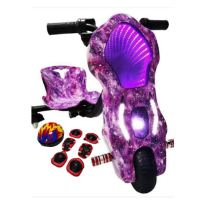 36V Electric Drift Scooter with Seat – Galaxy Purple Edition for Kids