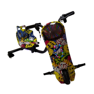 36V Electric Drift Scooter with Seat – Street Vibes Edition for Kids with LED Light