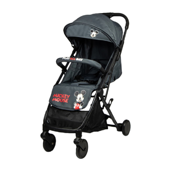 Disney - Mickey Mouse Travel Stroller - Black - Image 2