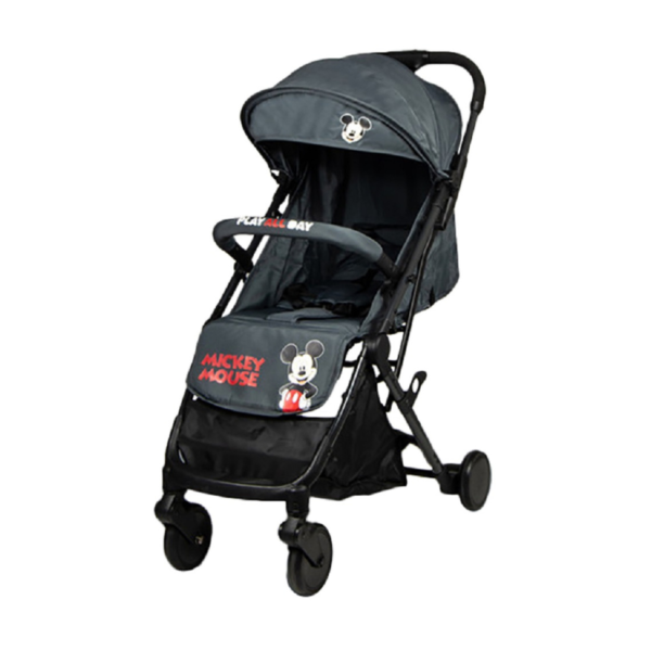 Disney - Mickey Mouse Travel Stroller - Black