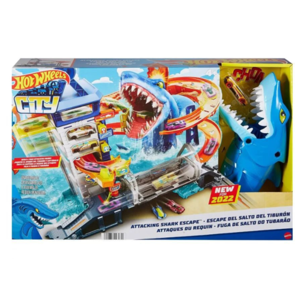 Hot Wheels Attacking Shark Escape Trackset