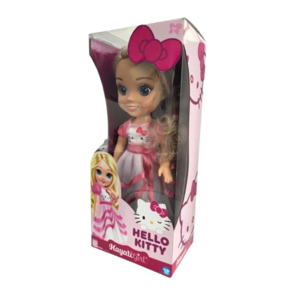 Hayati Girl Doll Hello Kitty Party Dress 14-Inch - Image 2