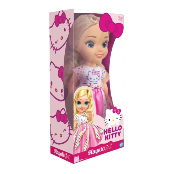 Hayati Girl Doll Hello Kitty Birthday Dress 14-Inch - Image 3