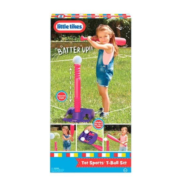 Little Tikes Tot Sports T-Ball Set - Easy Hit Baseball For Kids - Image 5