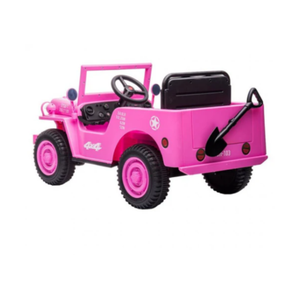 12v Electric Electric Ride On Jeep Pink - Image 2
