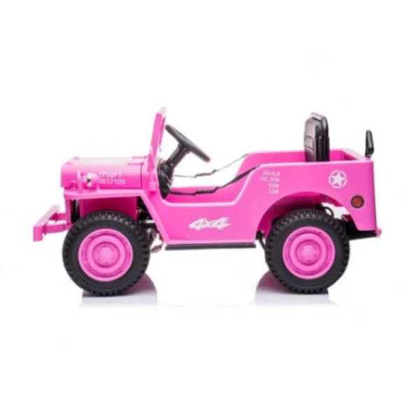 12v Electric Electric Ride On Jeep Pink - Image 3