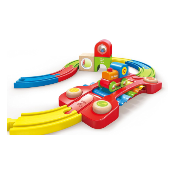 Hape - Rainbow Puzzle Railway - Image 2