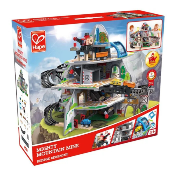 Hape - Wooden Mighty Mountain Mine Railway Train Set - Image 9
