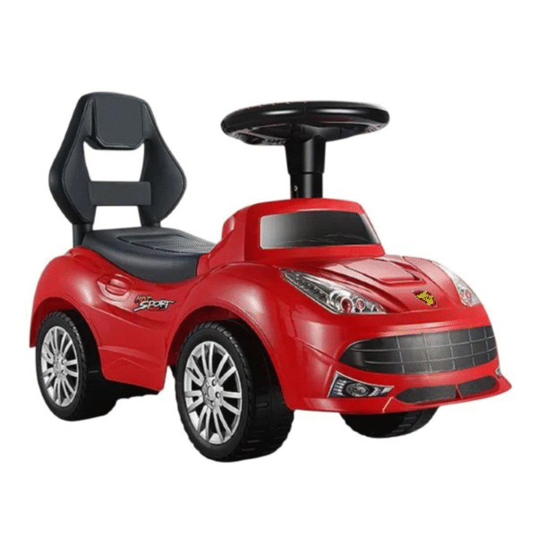 Kids Musical Push Ride On Car For Toddlers - Red