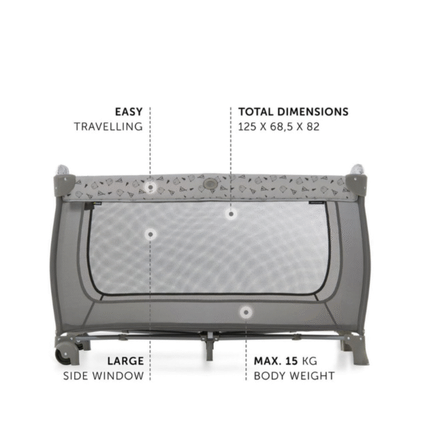 Hauck Sleep'N Play Center - Nordic Grey - Image 2