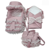 Elegant Lace Baby Sleeping Set 3-Piece Carry Cot, Sleeping Bag