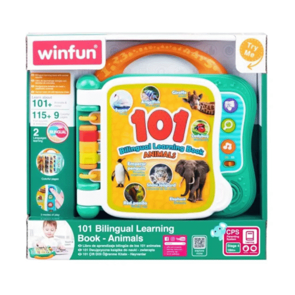 Winfun - Bilingual Learning Book - 101 Animals - Image 3