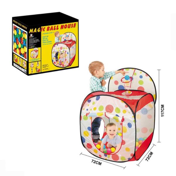 STEM - Magic Ball House Tent Shooting Game House with 100 Ocean Balls - Image 3