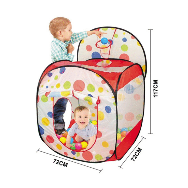 STEM - Magic Ball House Tent Shooting Game House with 100 Ocean Balls - Image 2