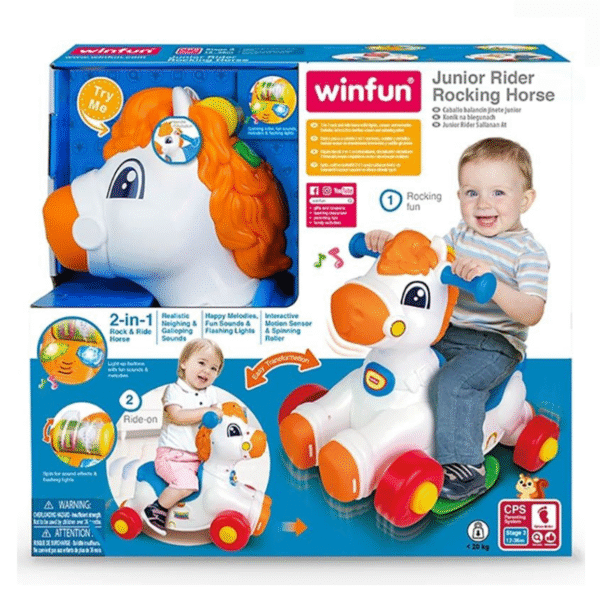 Winfun - Junior Rider Rocking Horse - Image 3