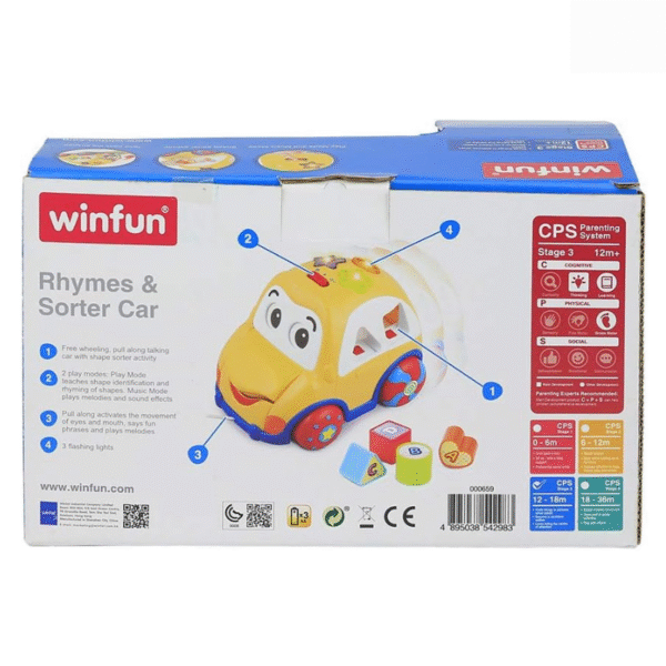WinFun Rhymes and Sorter Car - Image 4