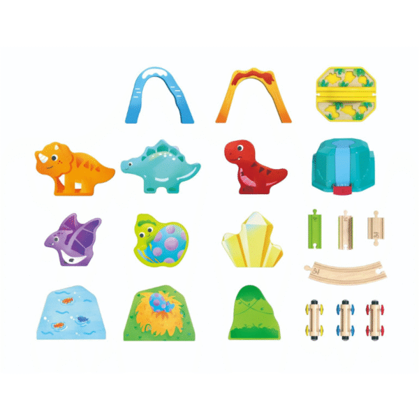 Hape Dinosaur Adventure Railway Set - Image 4