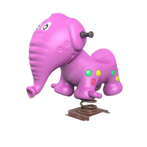 Outdoor Baby Elephant Playground Spring Rider