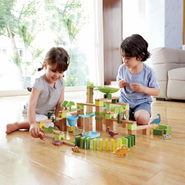 Hape - Wooden Dino Adventure Marble Run - Image 3