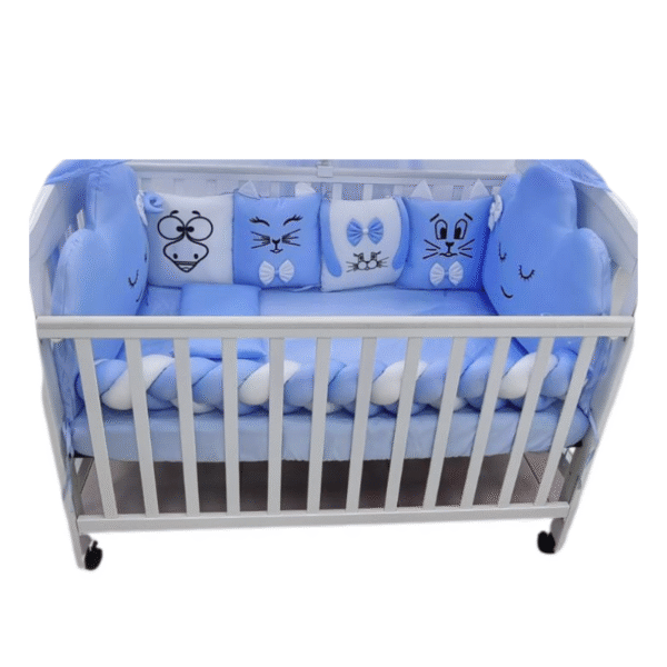 Baby Head Bumper Set – Assorted Colors With Pillow - Image 2