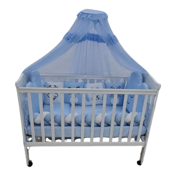 Baby Head Bumper Set – Assorted Colors With Pillow