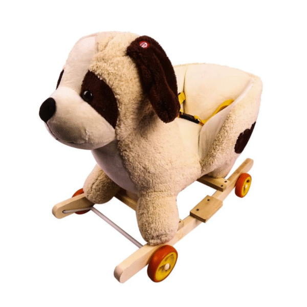 Plush Dog Rocker & Ride-On Toy for Kids