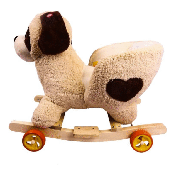 Plush Dog Rocker & Ride-On Toy for Kids - Image 2