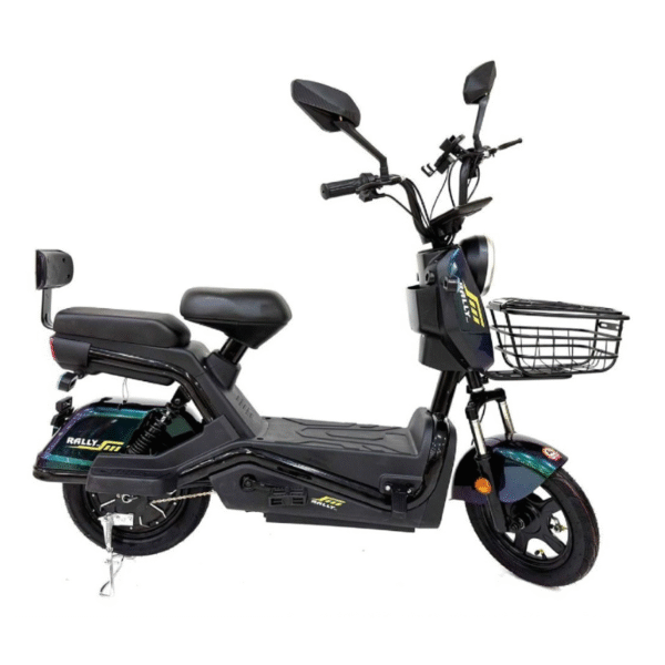 Electric Bike Battery 60V 18Ah, 16 Series Front Basket & Dual Mirrors