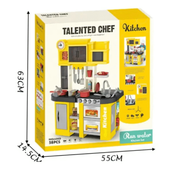 Talented Chef Kitchen Playset – 58 Pcs - Image 2