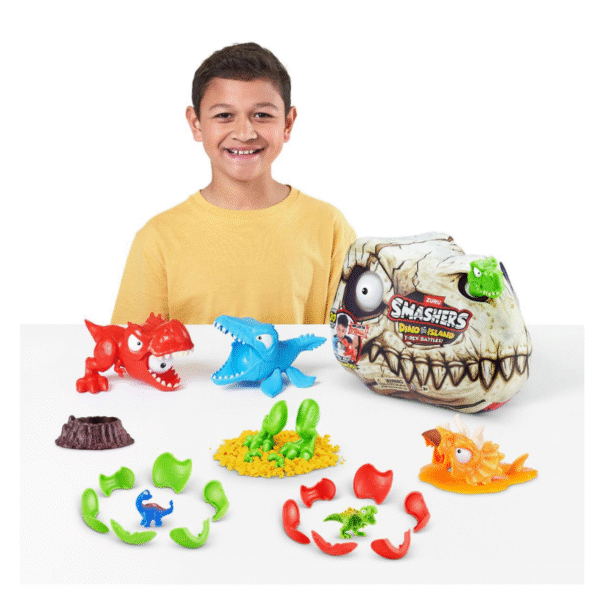 Smashers - Dino Island T Rex Battle Playset - Medium S1 - Image 5