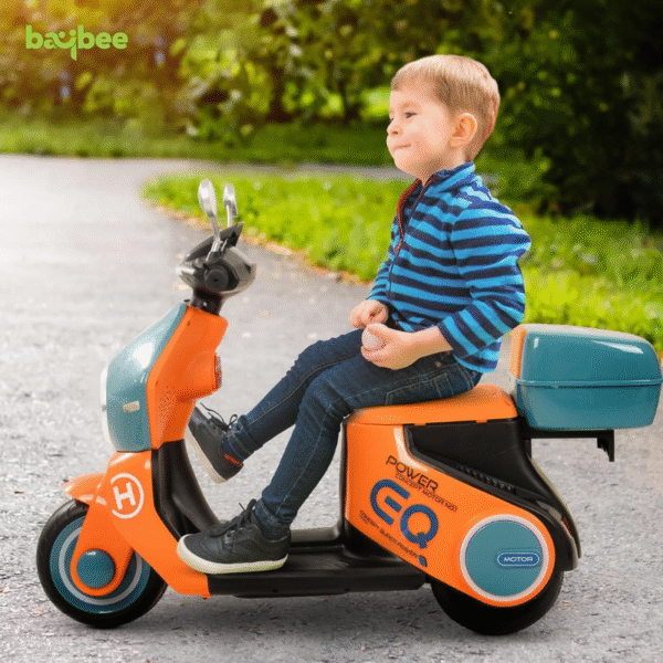 Battery Operated Bike For Kids, With Light and Music - Image 4