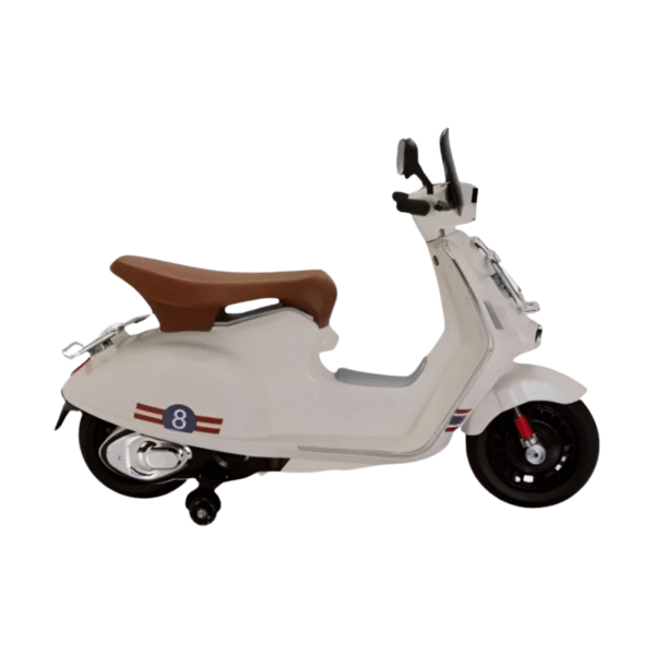 Classic Kids’ Ride-On Scooter – Dual Motor Retro Charm - Image 2