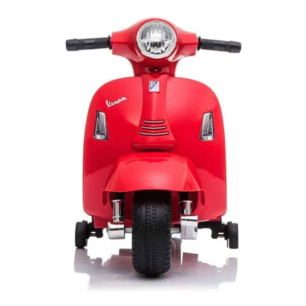 Vespa Style Kids Ride-On Scooter – Red - Image 4