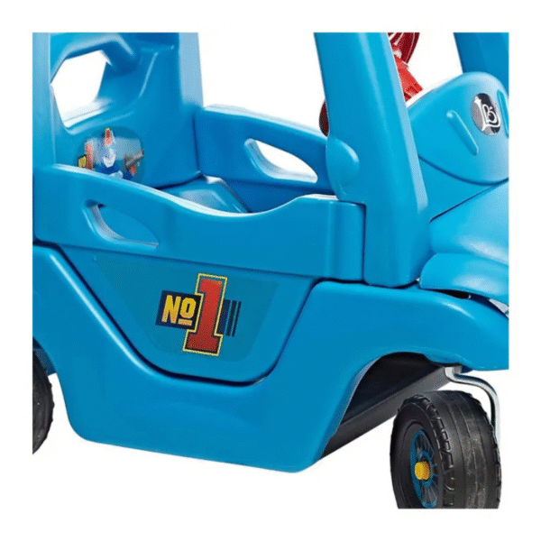 Amsham Toys - Baby Coupe Ride-On Car - Blue - Image 3