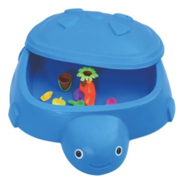 Turtle Sandbox With Lid For Kids Outdoor & Indoor