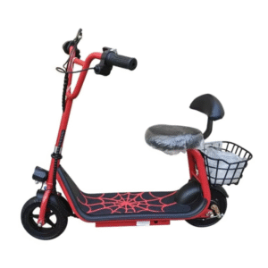 Spider Electric Scooter for Kids – With Seat & Basket